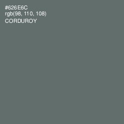 #626E6C - Corduroy Color Image