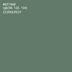 #627A68 - Corduroy Color Image