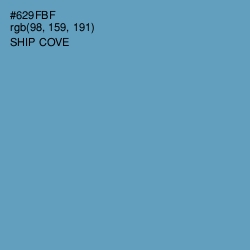 #629FBF - Ship Cove Color Image