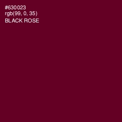 #630023 - Black Rose Color Image