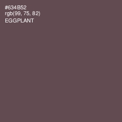 #634B52 - Eggplant Color Image