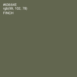 #63664E - Finch Color Image