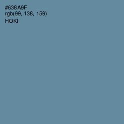 #638A9F - Hoki Color Image