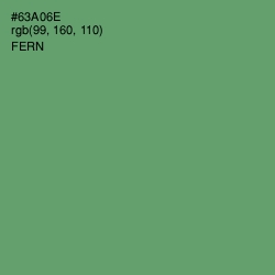 #63A06E - Fern Color Image
