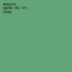#63A479 - Fern Color Image