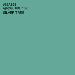 #63A898 - Silver Tree Color Image