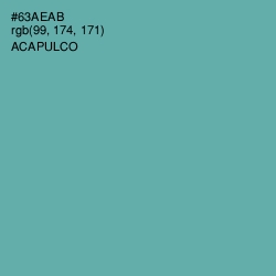 #63AEAB - Acapulco Color Image