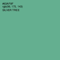 #63AF8F - Silver Tree Color Image