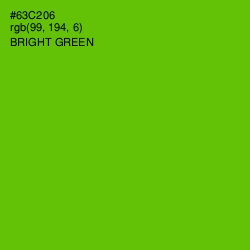 #63C206 - Bright Green Color Image