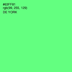 #63FF81 - De York Color Image