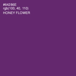 #64286E - Honey Flower Color Image