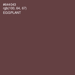 #644043 - Eggplant Color Image