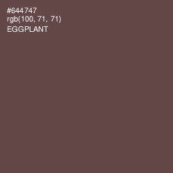 #644747 - Eggplant Color Image