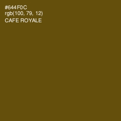 #644F0C - Cafe Royale Color Image