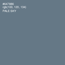 #647886 - Pale Sky Color Image
