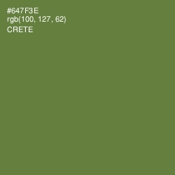 #647F3E - Crete Color Image
