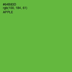 #64B83D - Apple Color Image