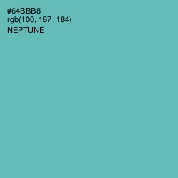 #64BBB8 - Neptune Color Image