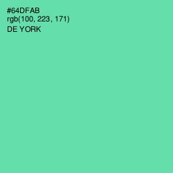 #64DFAB - De York Color Image