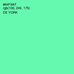 #64F9AF - De York Color Image