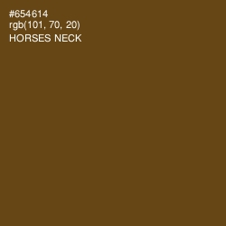 #654614 - Horses Neck Color Image