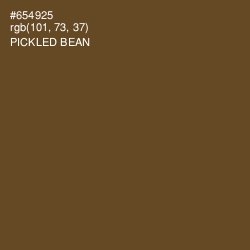 #654925 - Pickled Bean Color Image