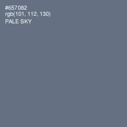 #657082 - Pale Sky Color Image