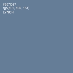 #657D97 - Lynch Color Image
