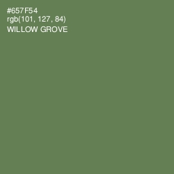 #657F54 - Willow Grove Color Image