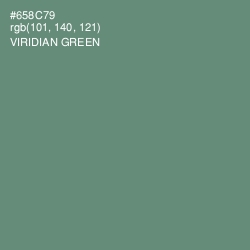 #658C79 - Viridian Green Color Image