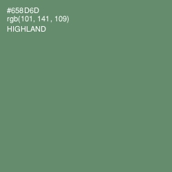 #658D6D - Highland Color Image