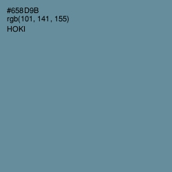 #658D9B - Hoki Color Image