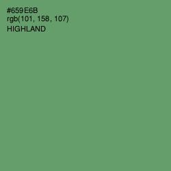 #659E6B - Highland Color Image