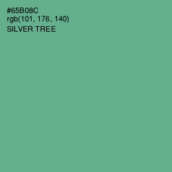 #65B08C - Silver Tree Color Image