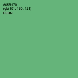 #65B479 - Fern Color Image