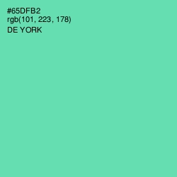 #65DFB2 - De York Color Image