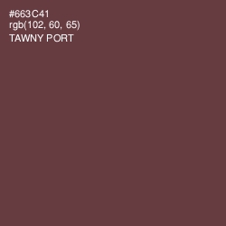 #663C41 - Tawny Port Color Image