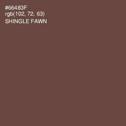#66483F - Shingle Fawn Color Image