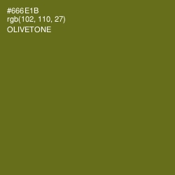 #666E1B - Olivetone Color Image