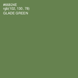 #66824E - Glade Green Color Image