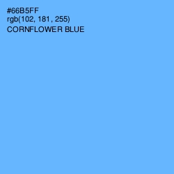#66B5FF - Cornflower Blue Color Image
