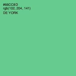 #66CC8D - De York Color Image