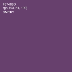 #67406D - Smoky Color Image