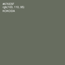 #676E5F - Kokoda Color Image