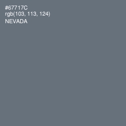#67717C - Nevada Color Image