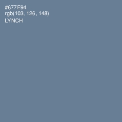 #677E94 - Lynch Color Image