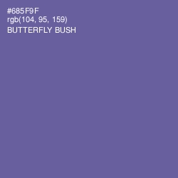 #685F9F - Butterfly Bush Color Image