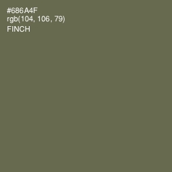 #686A4F - Finch Color Image