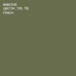 #686D4E - Finch Color Image