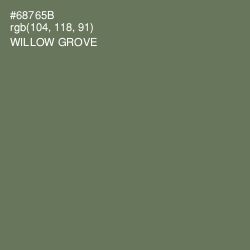 #68765B - Willow Grove Color Image
